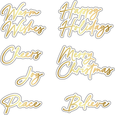 Foil Script: Holiday Hot Foil and Honey Cuts