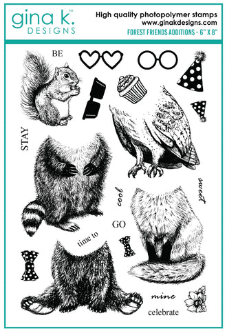 Forest Friends Additions Stamp Set
