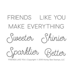 Friends Like You Stamp Set
