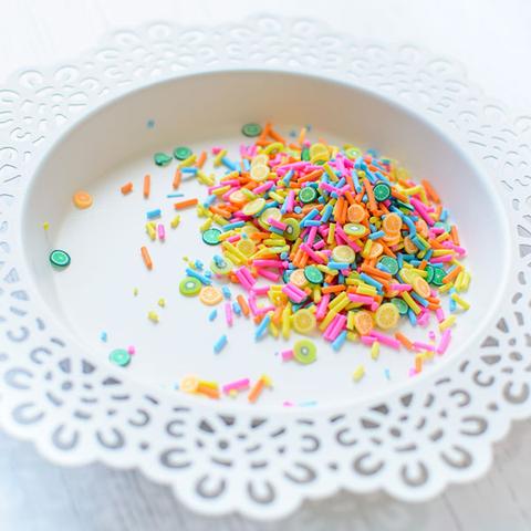 Fruit Smoothie Clay Confetti
