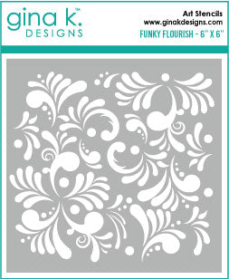 Funky Flourish Stencil