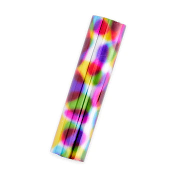 Rouleau de feuille chaude Glimmer - Confettis arc-en-ciel