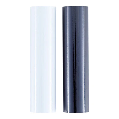 Glimmer Hot Foil 2 Rolls - Opaque Black & White Pack