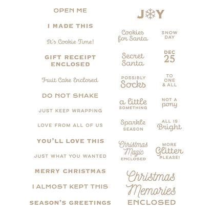 Christmas Magic Glimmer Hot Foil Plate from the Tinsel Time Collection