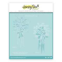 Garden Bouquet - Set Of 2 Coordinating Stencils