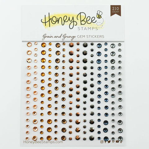 Grain & Grunge Gem Stickers | 210 Count