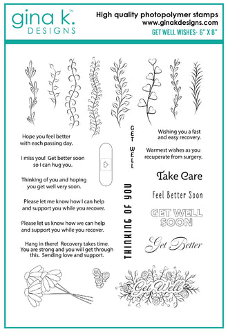 Get Well Wishes Stamp Set