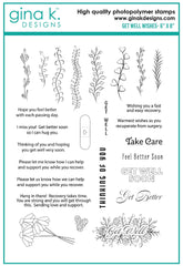 Ensemble de tampons Get Well Wishes