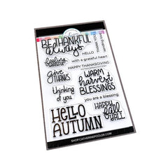 Give Thanks Sentiments Stamp Set