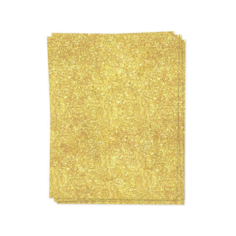 Gold Glitter Paper 8.5x11 (6 per pack)
