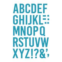 Bee Bold Alphabet Honey Cuts