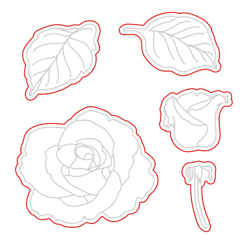 Antique Layering Roses | Honey Cuts