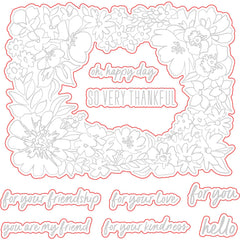 Friendship Frame - Honey Cuts