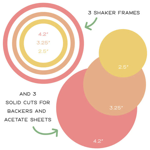 Cadres Shaker Circlescapes | Coupes de miel