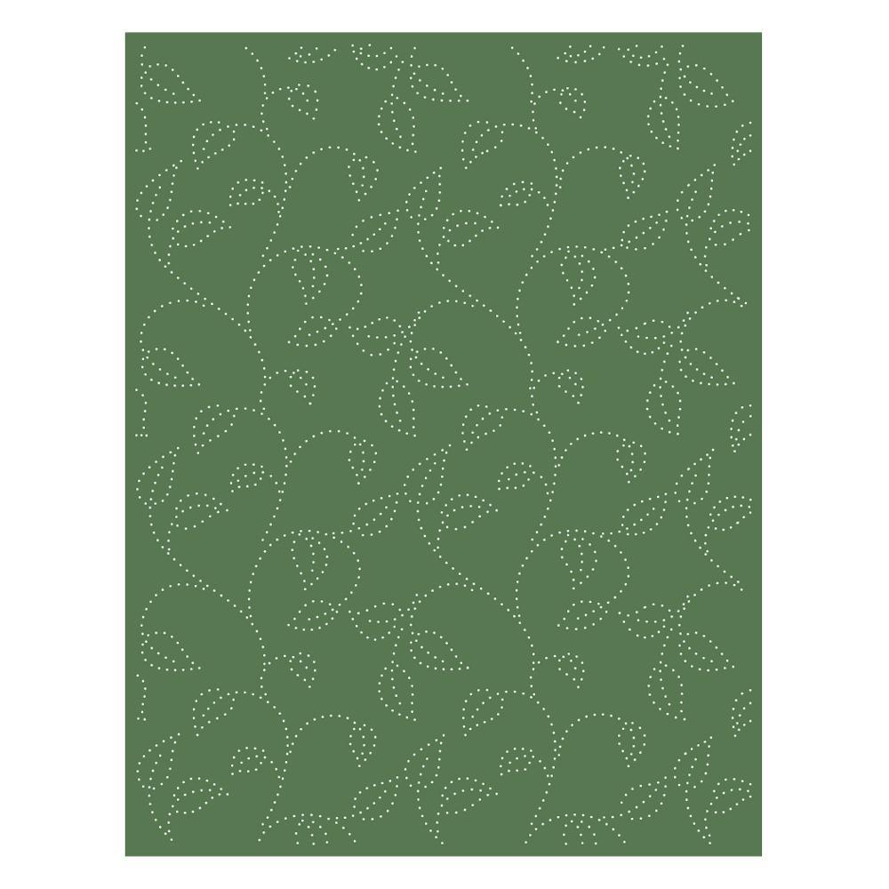 Swirling Leaves Pierced A2 Cover Plate