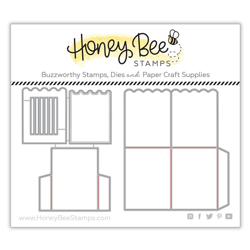 A2 Surprise Box Card Base Honey Cuts