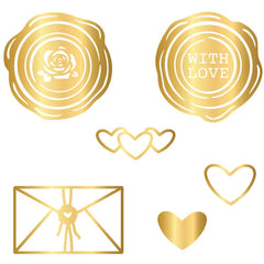 Wax Seals: Love Hot Foil Plate | Honey Cuts - RETIRING