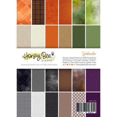 Bloc de papier effrayant 6x8,5 | 24 feuilles double face