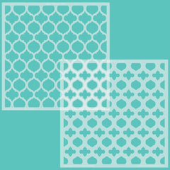 Quatrefoil Layers | Set of 2 Stencils - RETIRING