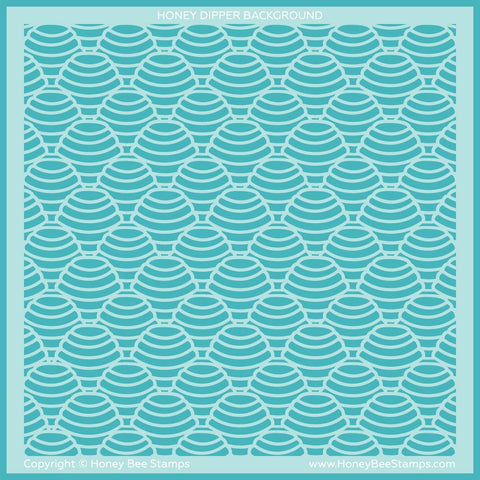 Honey Dipper background stencil