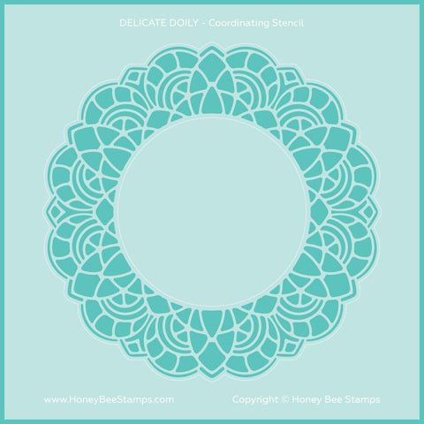 Delicate Doily Coordinating | 6x6 Stencil - RETIRING