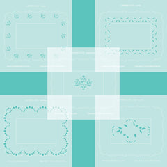 Layered Lace Layering Set Of 5 | 6x6 Stencil