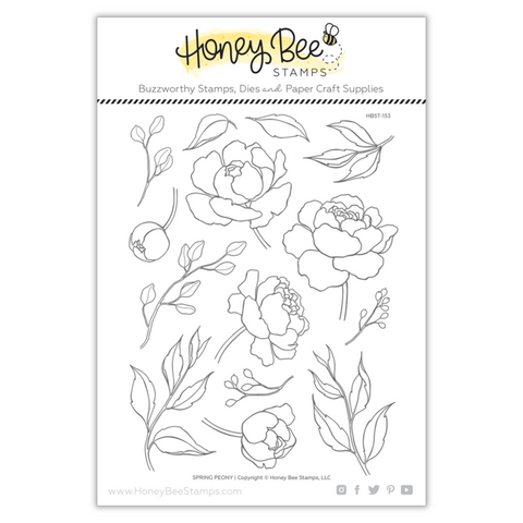 Spring Peony Stamp Set