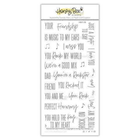 Rockstar Sentiments Stamp Set