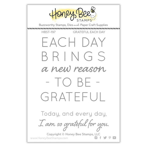 Grateful Each Day Stamp Set