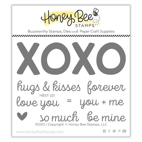 XOXO 3x4 Stamp Set