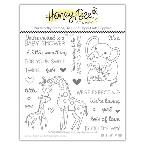 Safari babies Stamp Set