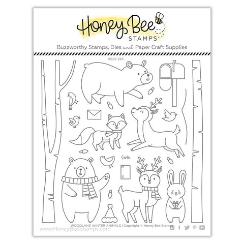 Woodland Winter Animals - 6x6 - RETIRING