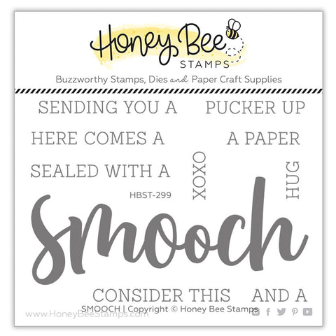 Smooch Buzzword 3x4 Stamp Set