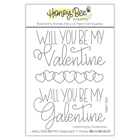 Will You Be My 3X4 Stamp Set