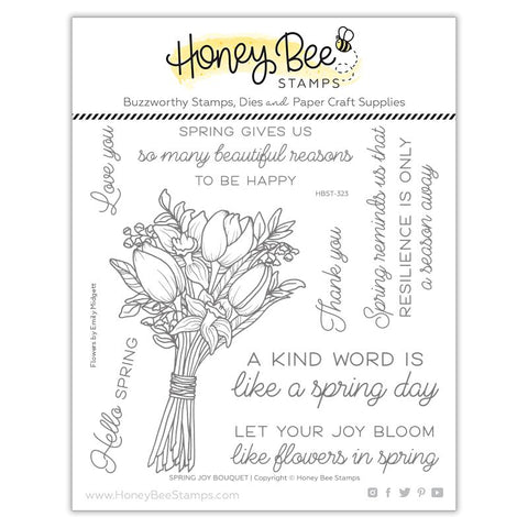 Spring Joy Bouquet | 6x6 Stamp Set - RETIRING