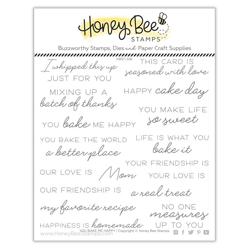 You Bake Me Happy | 6x6 Stamp Set