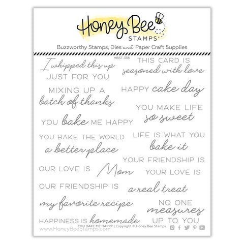 You Bake Me Happy | 6x6 Stamp Set