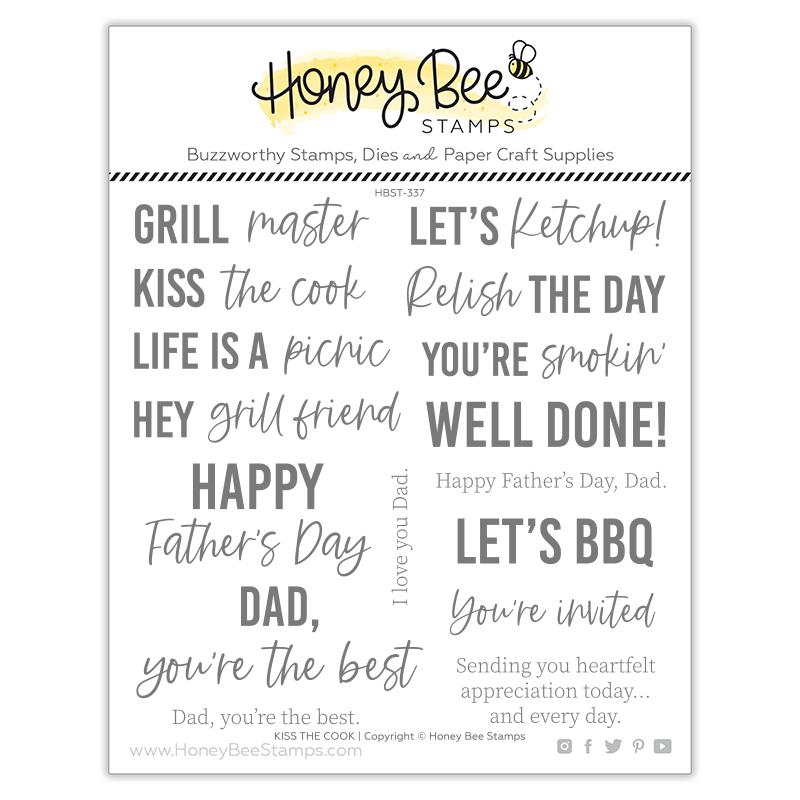 Kiss The Cook | 6x6 Stamp Set