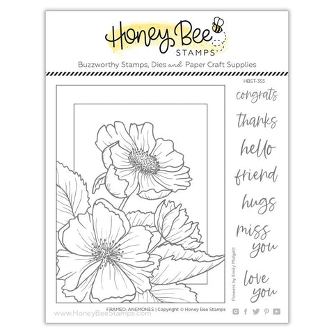 Framed: Anemones | 6x6 Stamp Set