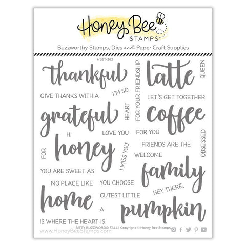 Bitty Buzzwords: Fall | 6x6 Stamp Set