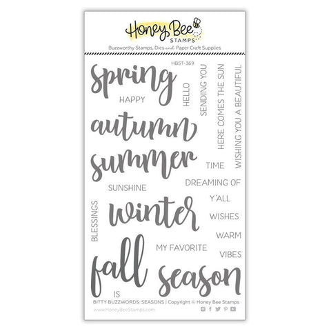 Bitty Buzzwords: Seasons | 4x6 Stamp Set