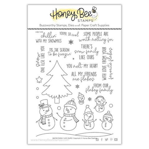Snow Family Like Ours | 6x8 Stamp Set