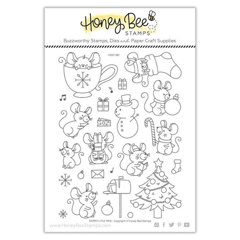 Merry Little Mice | 6x8 Stamp Set