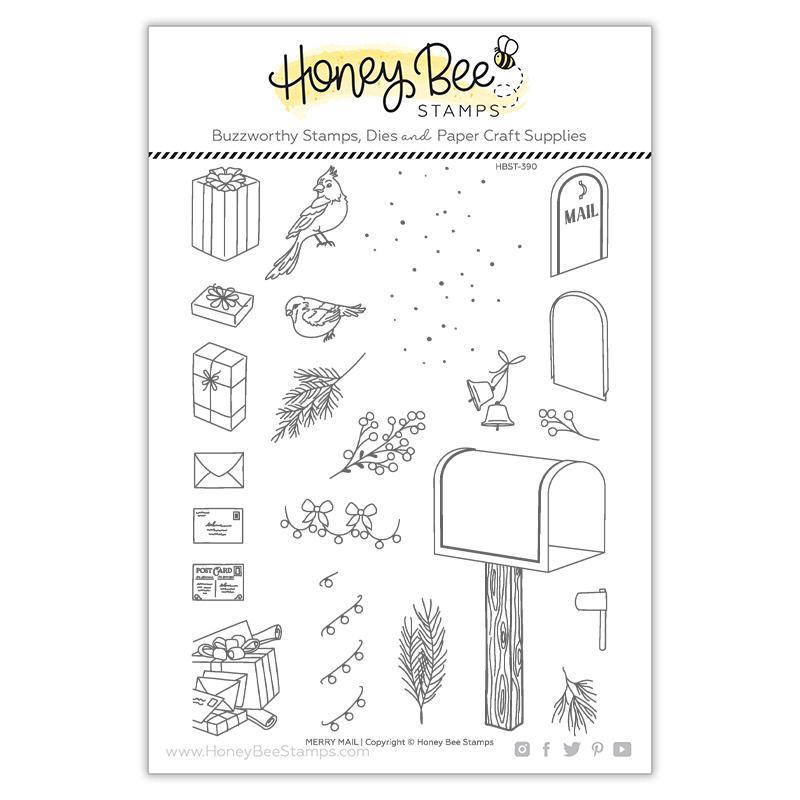 Merry Mail | 6x8 Stamp Set