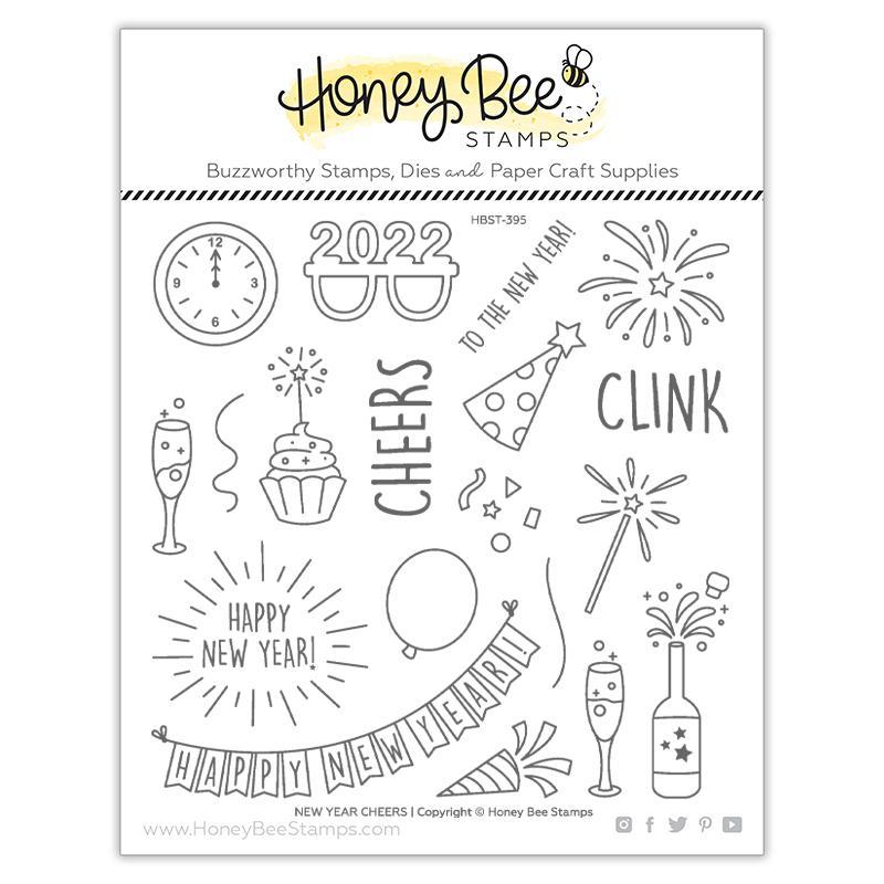 New Year Cheers | 6x6 Stamp Set - RETIRING
