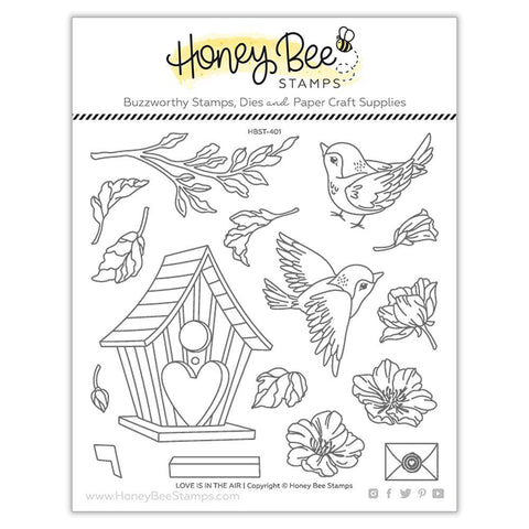 Love Is In The Air 6x6 Stamp Set