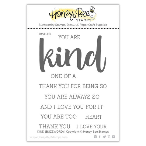 Kind Buzzword | 3x4 Stamp Set - RETIRING