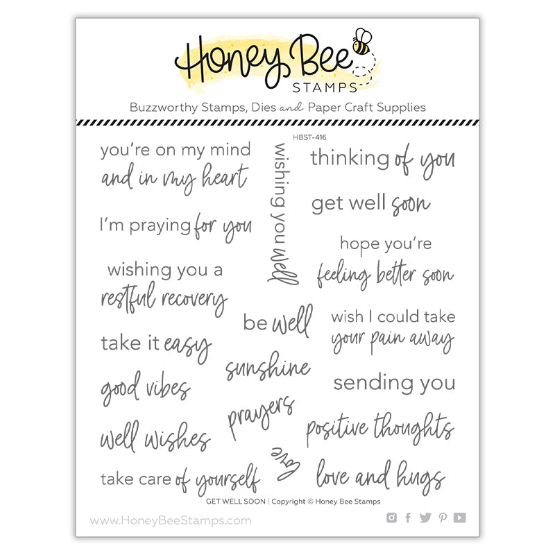 Get Well Soon | 6x6 Stamp Set