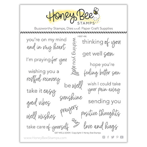 Get Well Soon | 6x6 Stamp Set