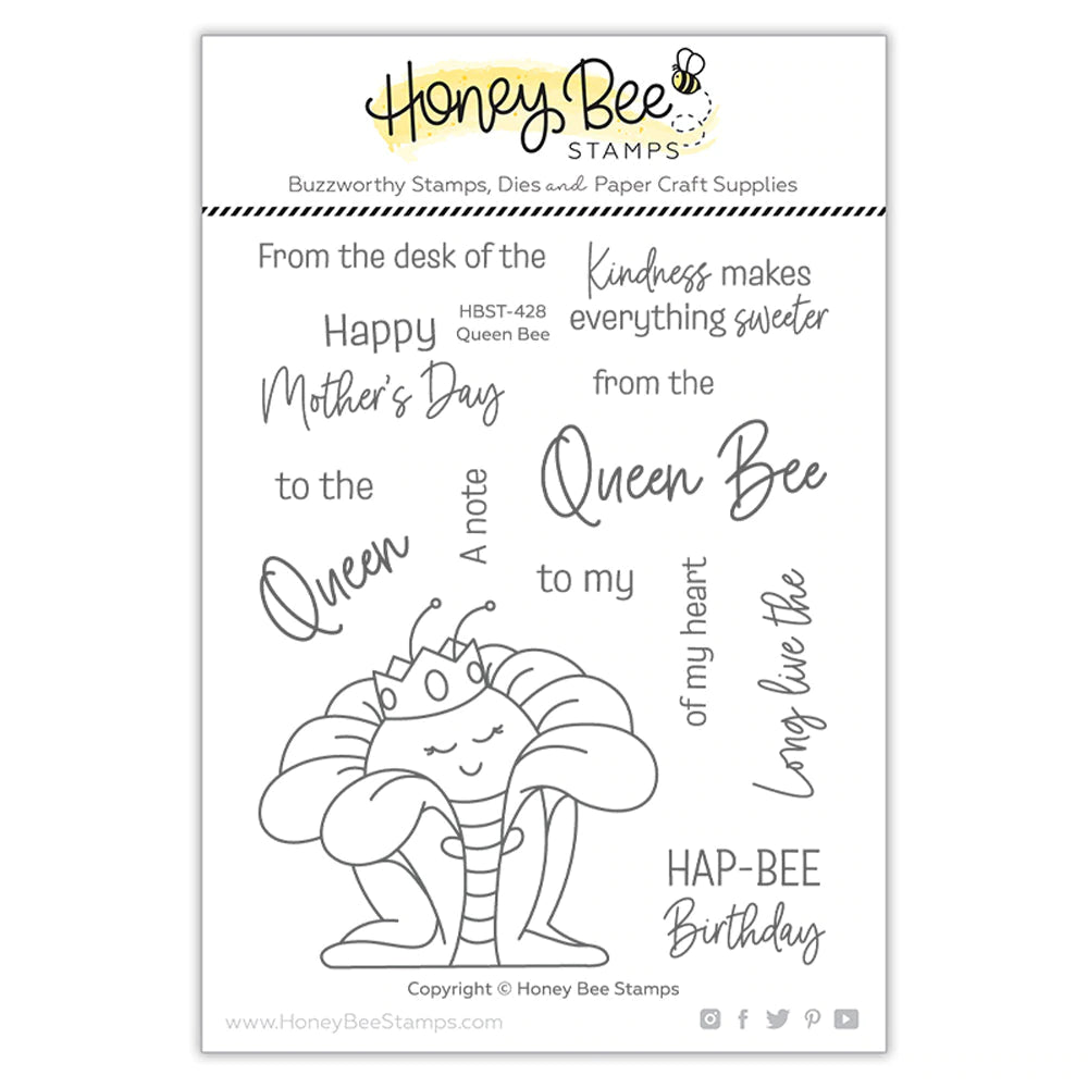 Queen Bee | 4x5 Stamp Set